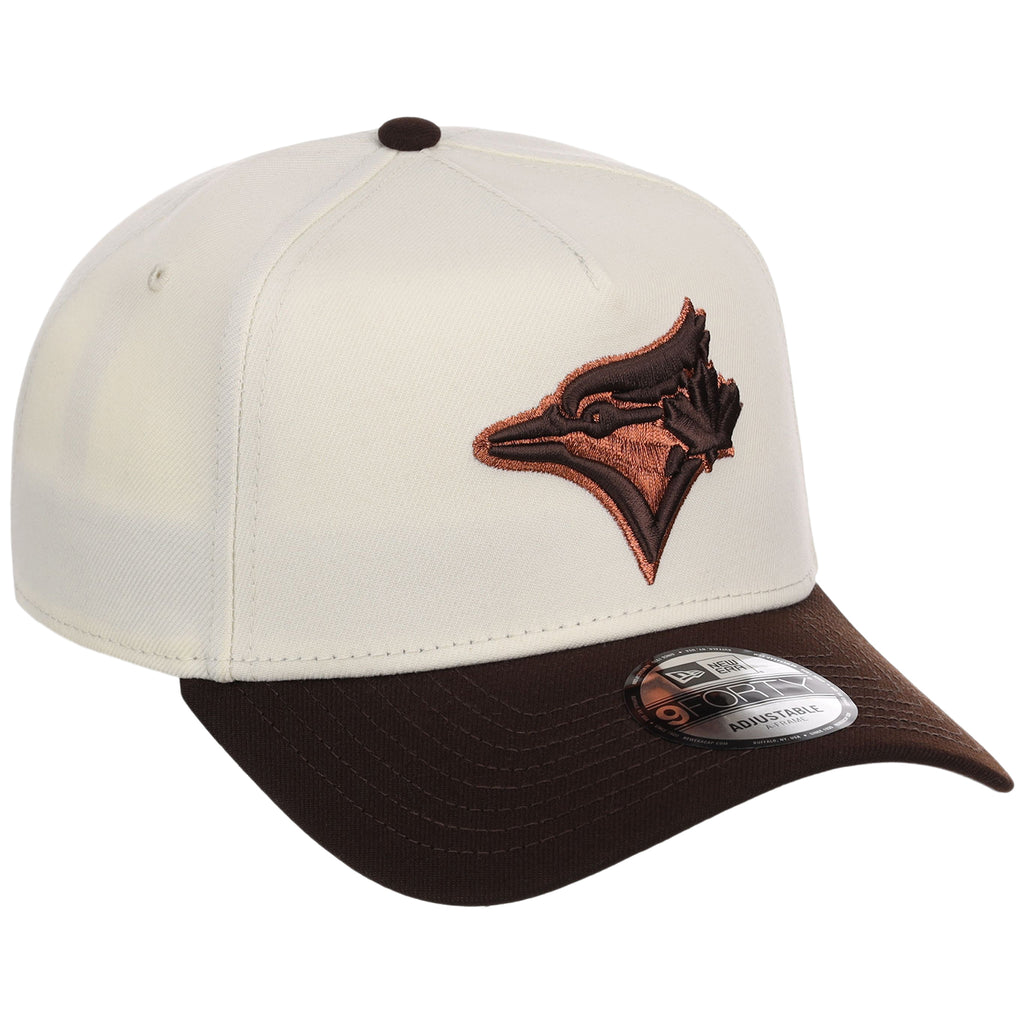 Toronto Blue Jays MLB Chrome x Burnt Wood FASHION CORE New Era 9FORTY A-Frame