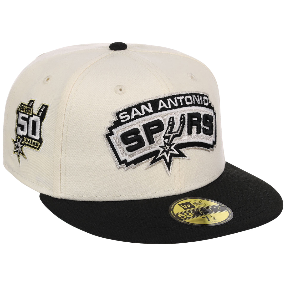 San Antonio Spurs NBA Chrome OTC New Era 59FIFTY (Chrome/Black)
