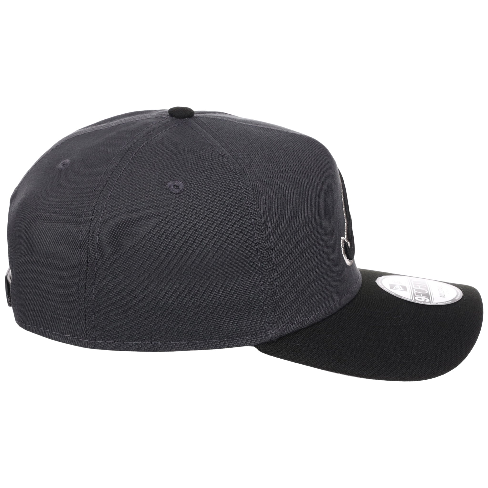 Atlanta Braves MLB Graphite x Black FASHION CORE New Era 9FORTY A-Frame