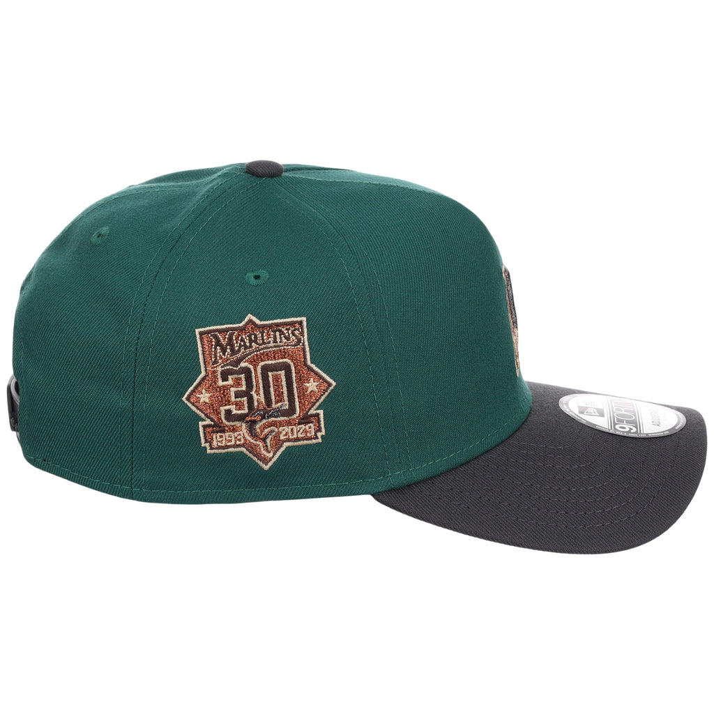 Florida Marlins MLB Emerald Graphite New Era 9FORTY
