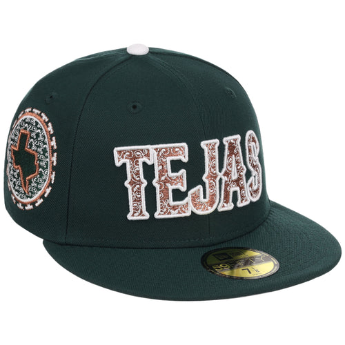 Texas Rangers Dallas Crown the City New Era 59FIFTY (Dark Green/Dark Green)