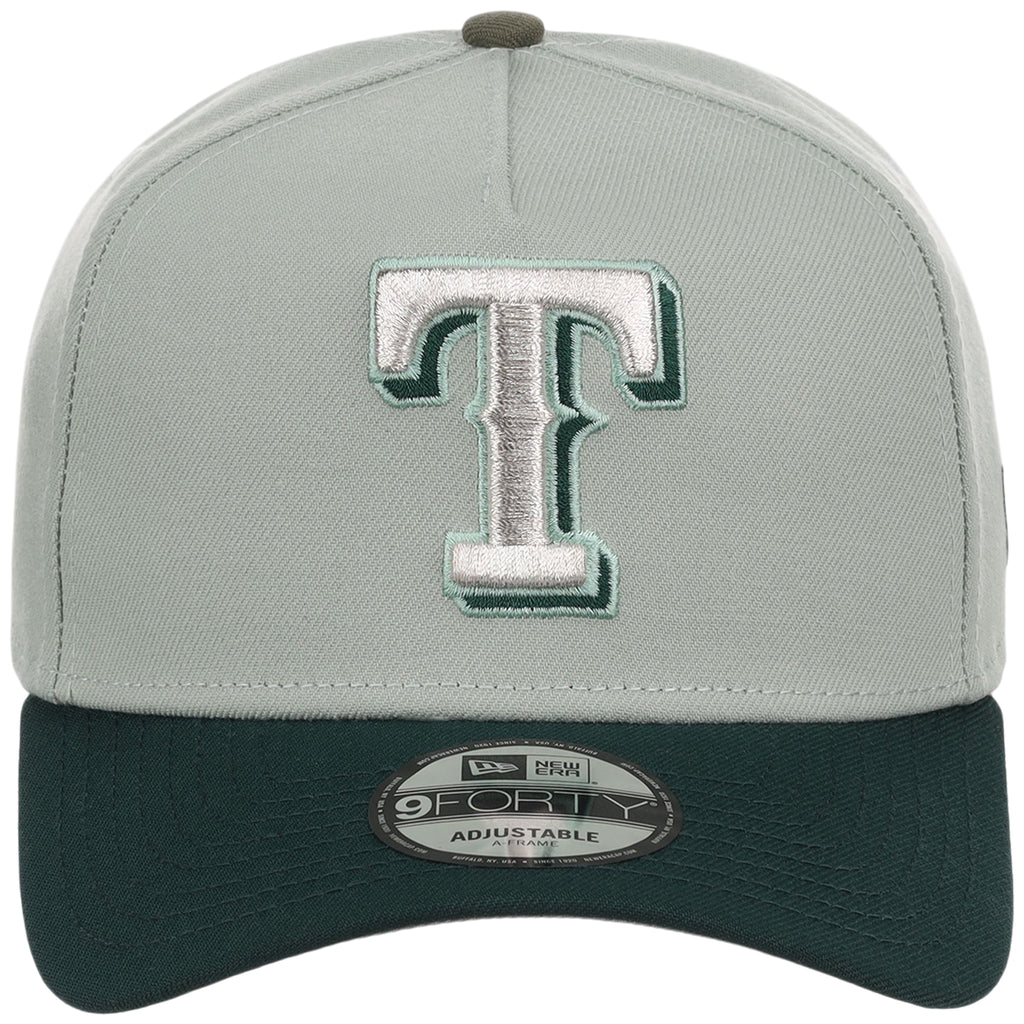 Texas Rangers MLB Everest x Dark Green FASHION CORE New Era 9FORTY A-Frame