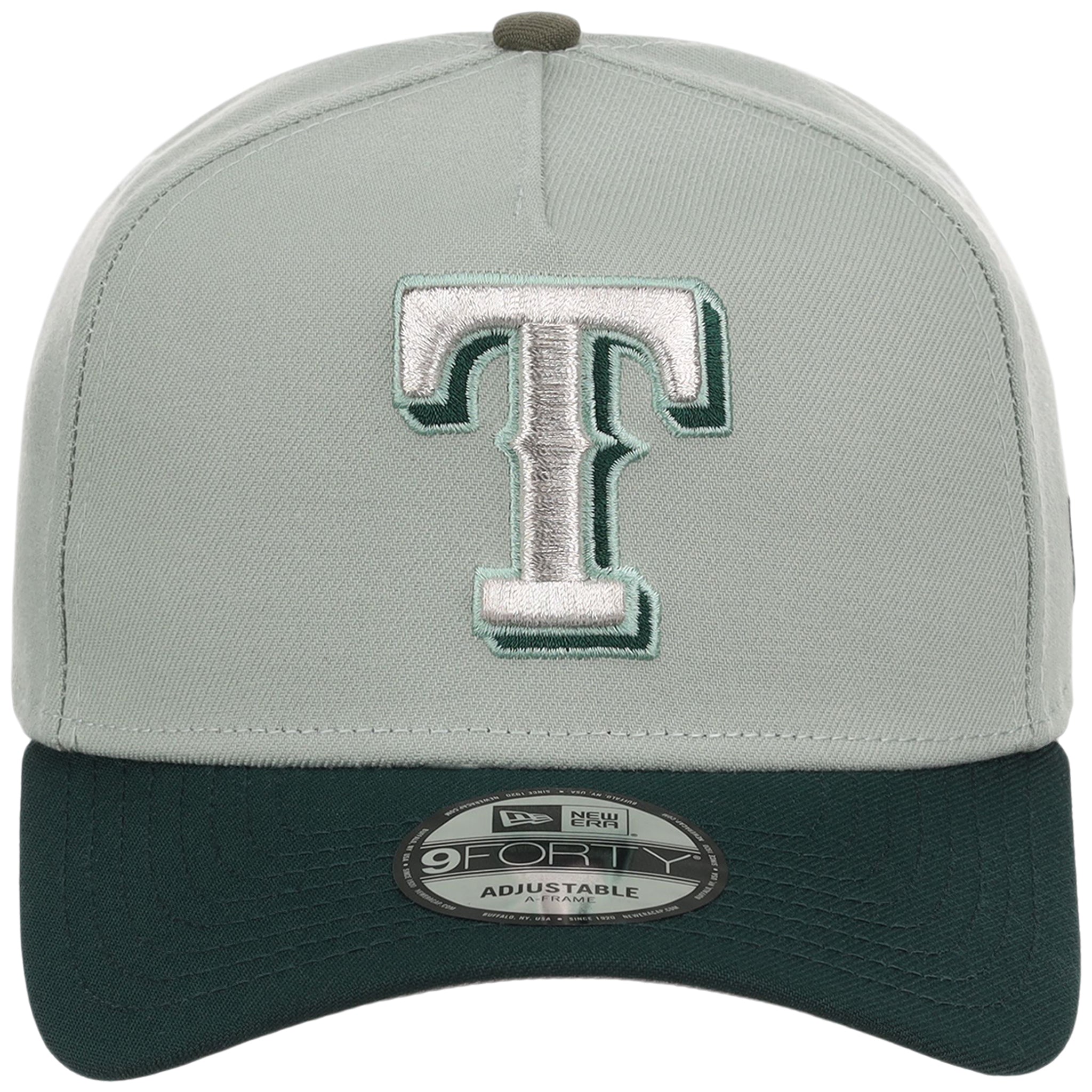 Texas Rangers MLB Everest x Dark Green FASHION CORE New Era 9FORTY A-Frame