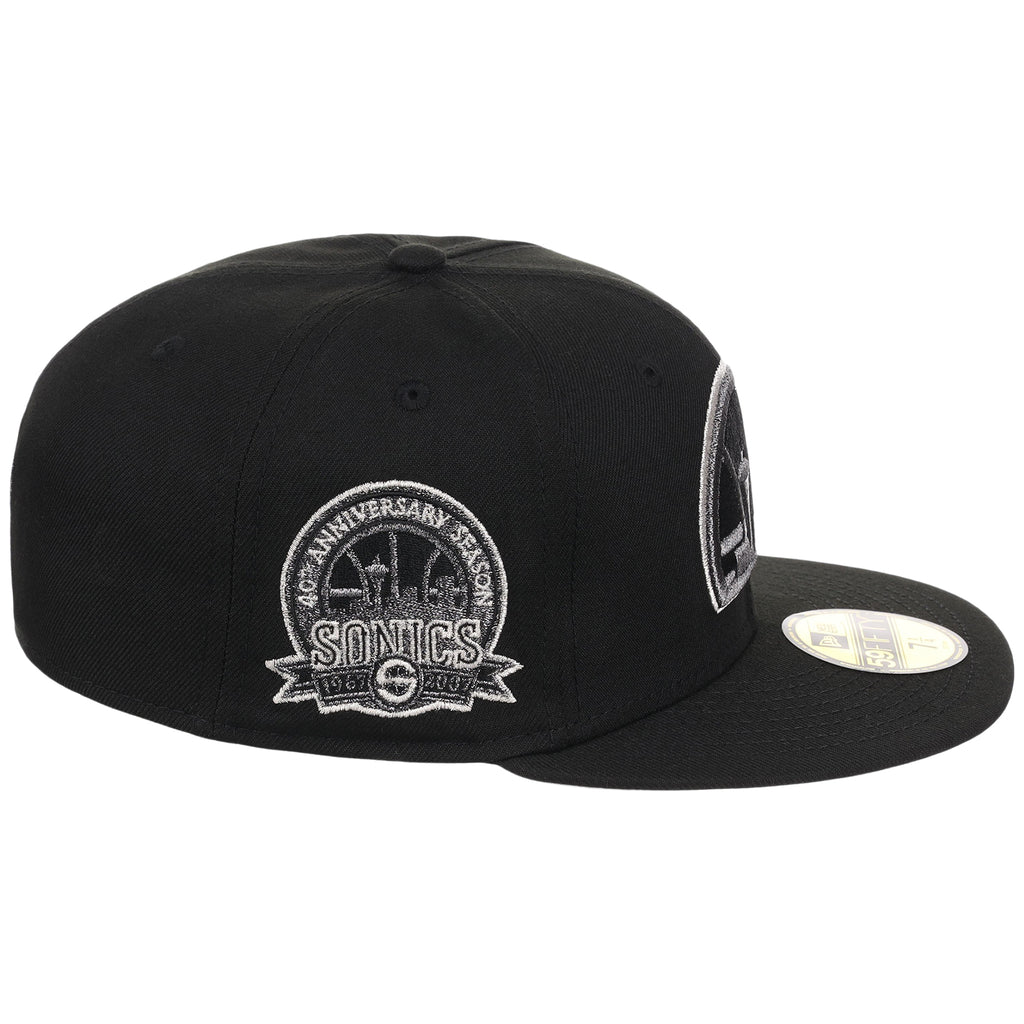 Seattle Supersonics NBA Liquid Titanium New Era 59FIFTY