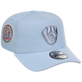 Milwaukee Brewers MLB Glacial Blue New Era 9FORTY A-Frame