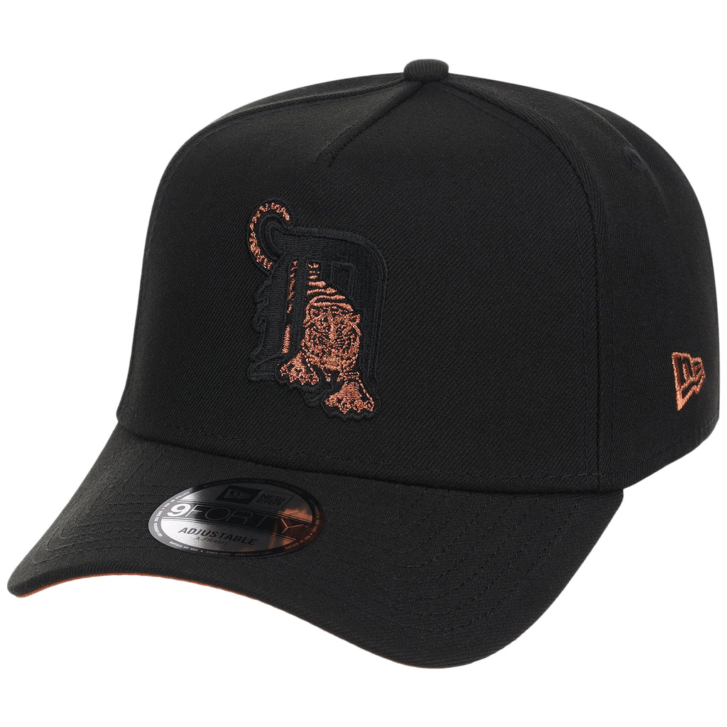 Detroit Tigers MLB Black x Rust FASHION CORE New Era 9FORTY A-Frame