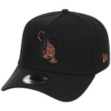 Detroit Tigers MLB Black x Rust FASHION CORE New Era 9FORTY A-Frame
