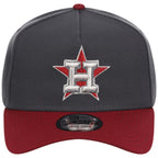 Houston Astros MLB Graphite x Cardinal FASHION CORE New Era 9FORTY A-Frame