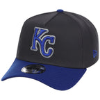 Kansas City Royals MLB Graphite x Royal FASHION CORE New Era 9FORTY A-Frame