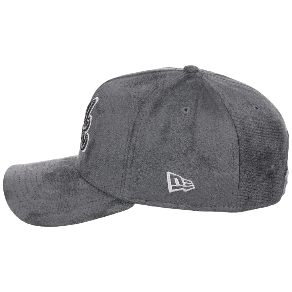 Atlanta Braves MLB Gray x Suede FASHION CORE New Era 9FORTY A-Frame