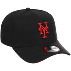 New York Mets MLB Black x Red FASHION CORE New Era 9FORTY A-Frame