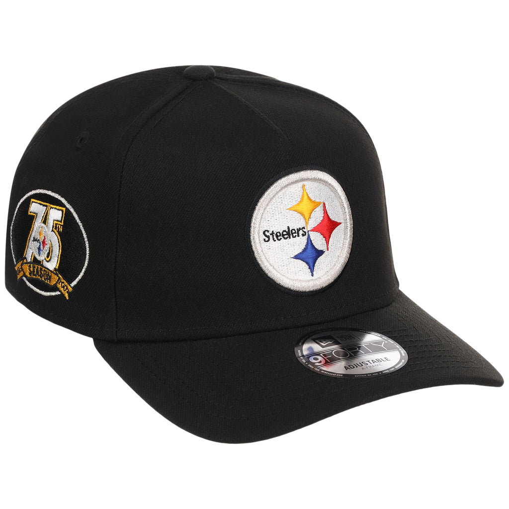 Pittsburgh Steelers NFL Black Dome New Era 9FORTY A-Frame