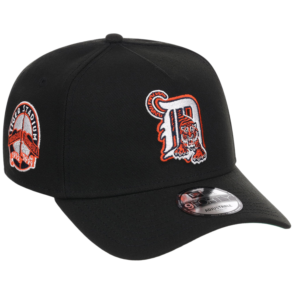 Detroit Tigers MLB Black Dome New Era 9FORTY A-Frame
