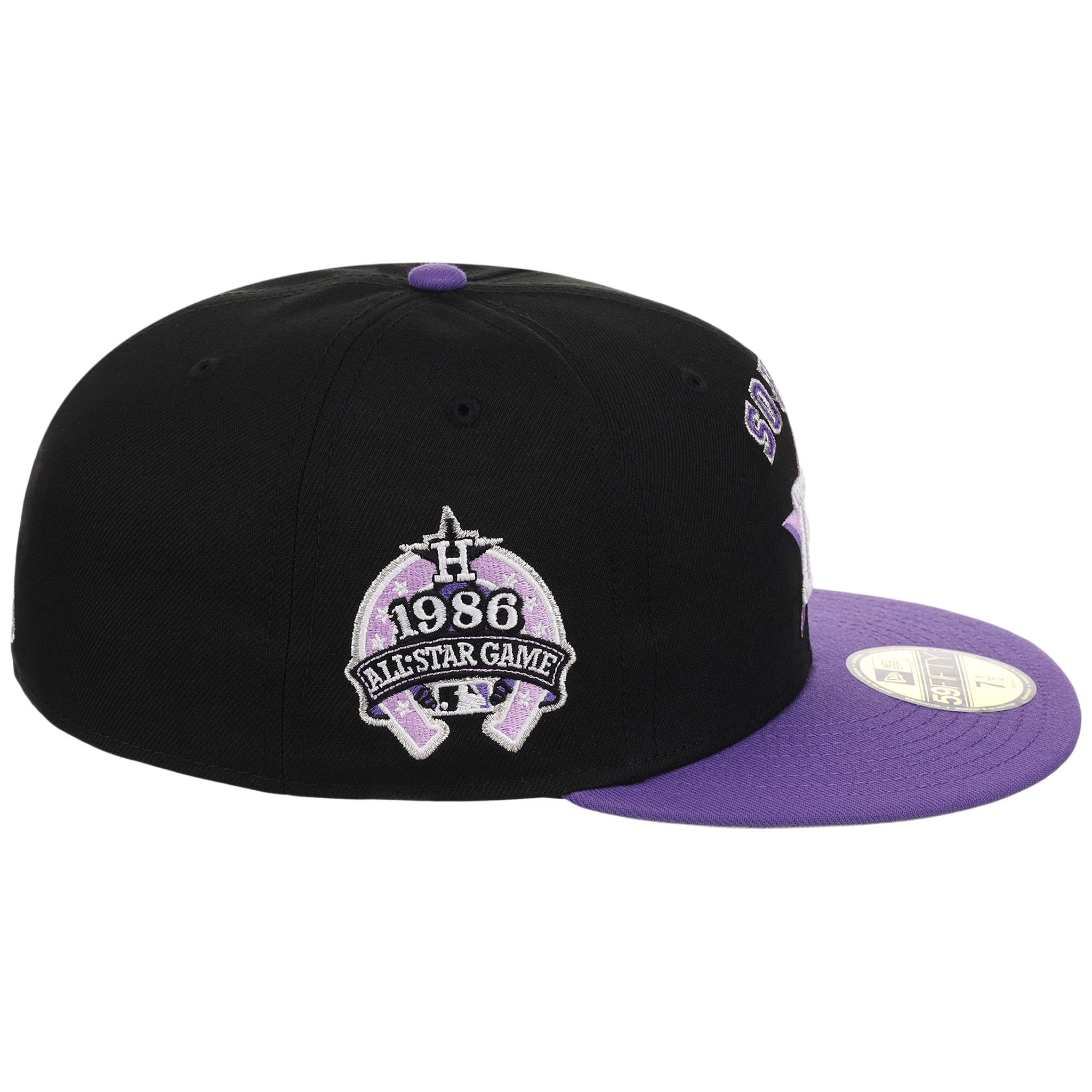 Houston Astros Side A: Track One New Era 59FIFTY (Black/Purple) 'Stros