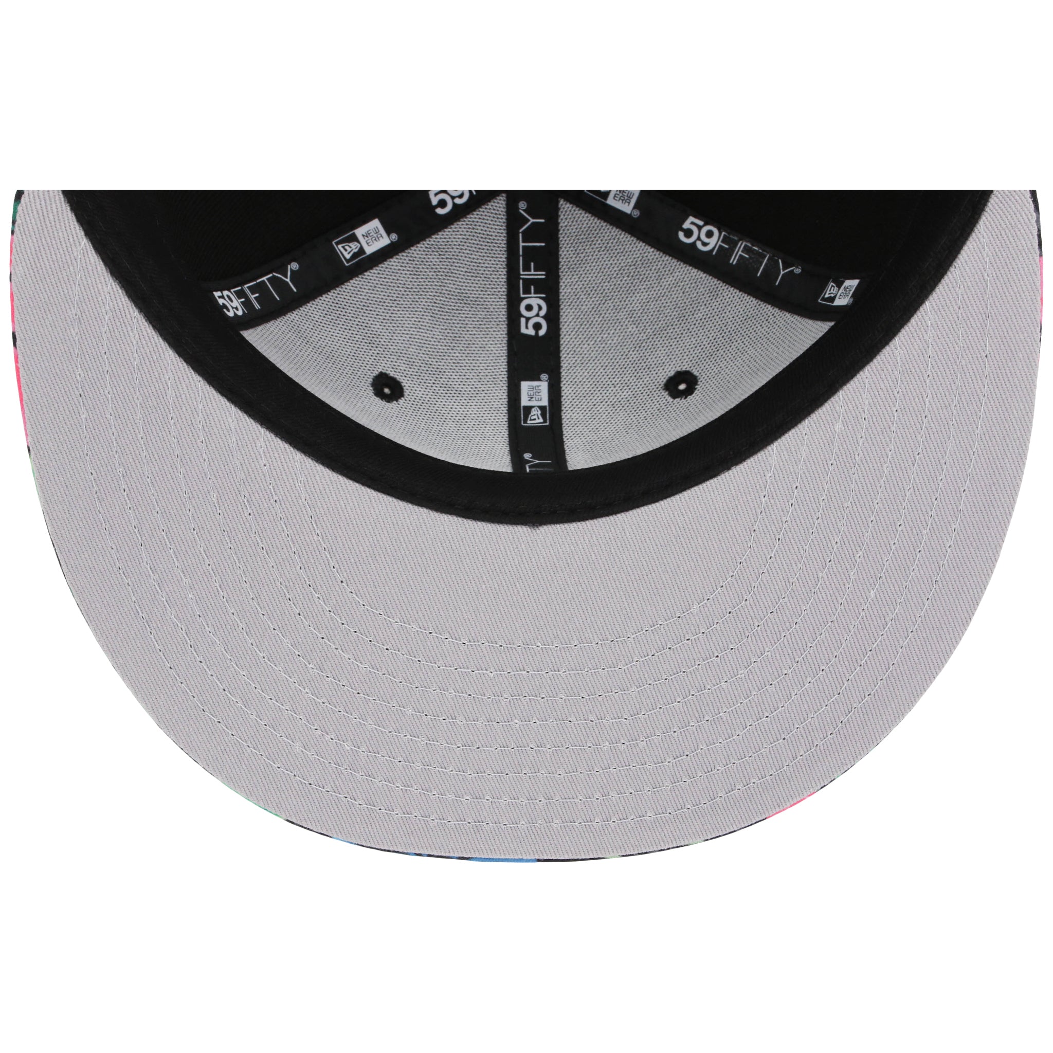 Crown the Country: Dominican Republic New Era 59FIFTY (Black/Floral) 'República Dominicana'