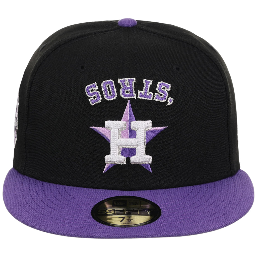 Houston Astros Side A: Track One New Era 59FIFTY (Black/Purple) 'Stros