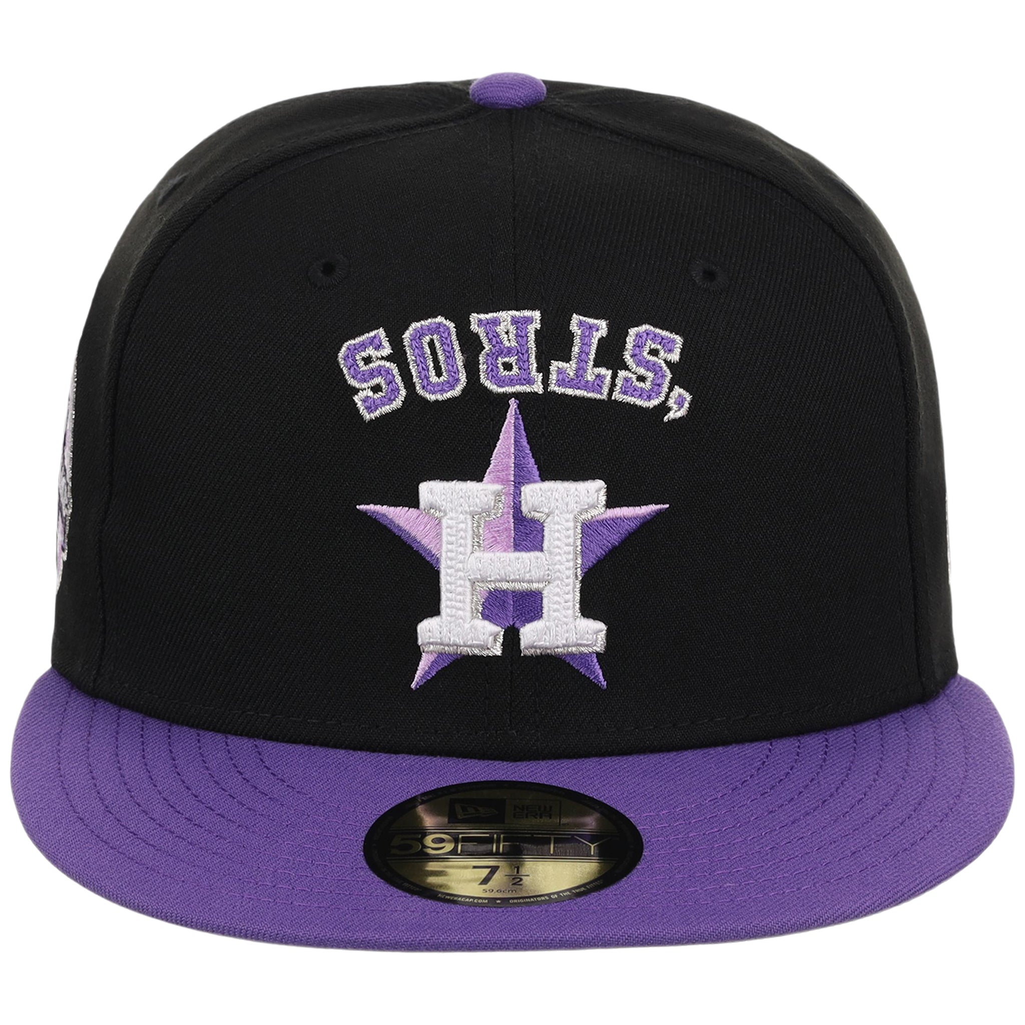 Houston Astros Side A: Track One New Era 59FIFTY (Black/Purple) 'Stros