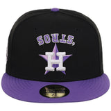 Houston Astros Side A: Track One New Era 59FIFTY (Black/Purple) 'Stros