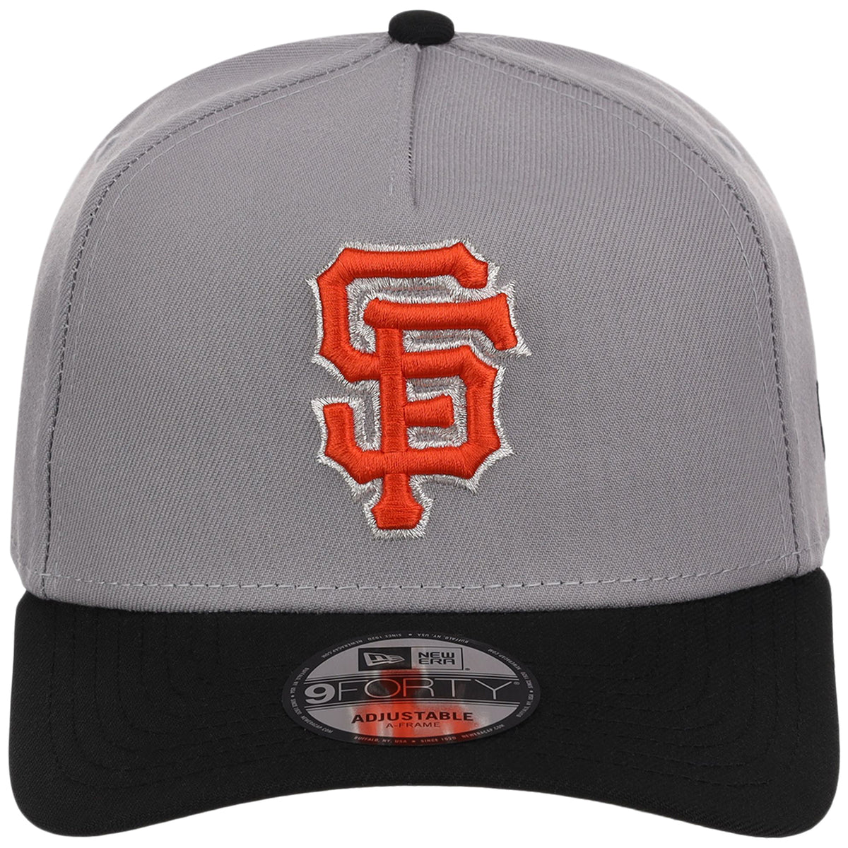 San Francisco Giants MLB Gray OTC FASHION CORE New Era 9FORTY A-Frame