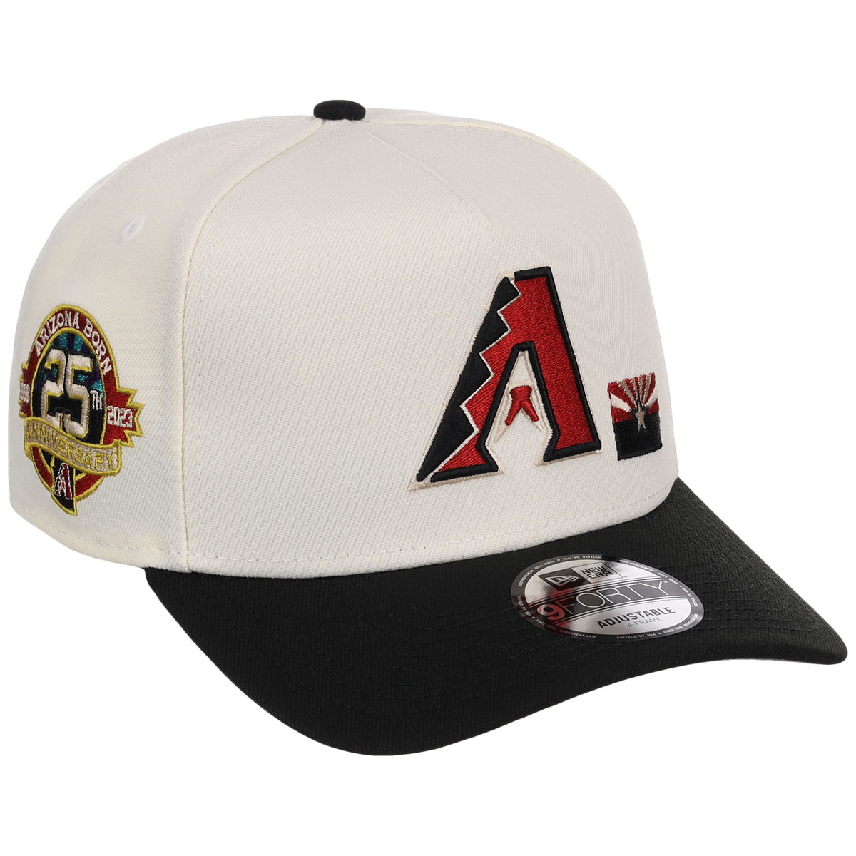 Arizona Diamondbacks Phoenix Crown the City New Era 9FORTY A-Frame (Chrome/Black)