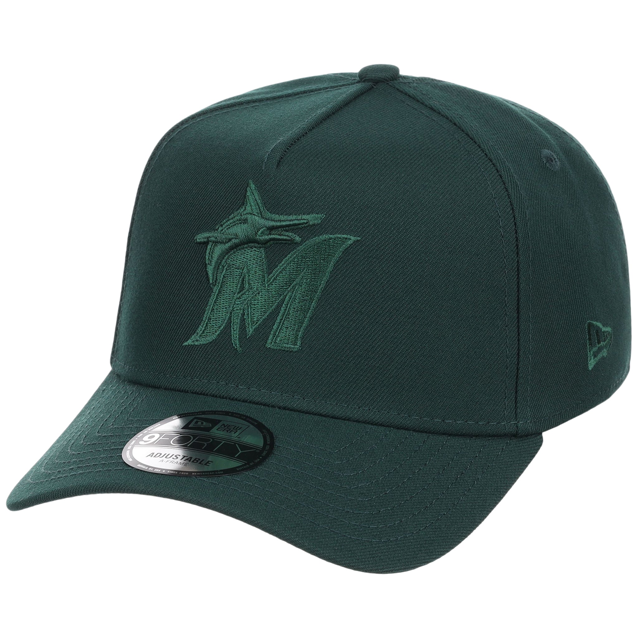 Miami Marlins MLB Dark Green FASHION CORE New Era 9FORTY A-Frame