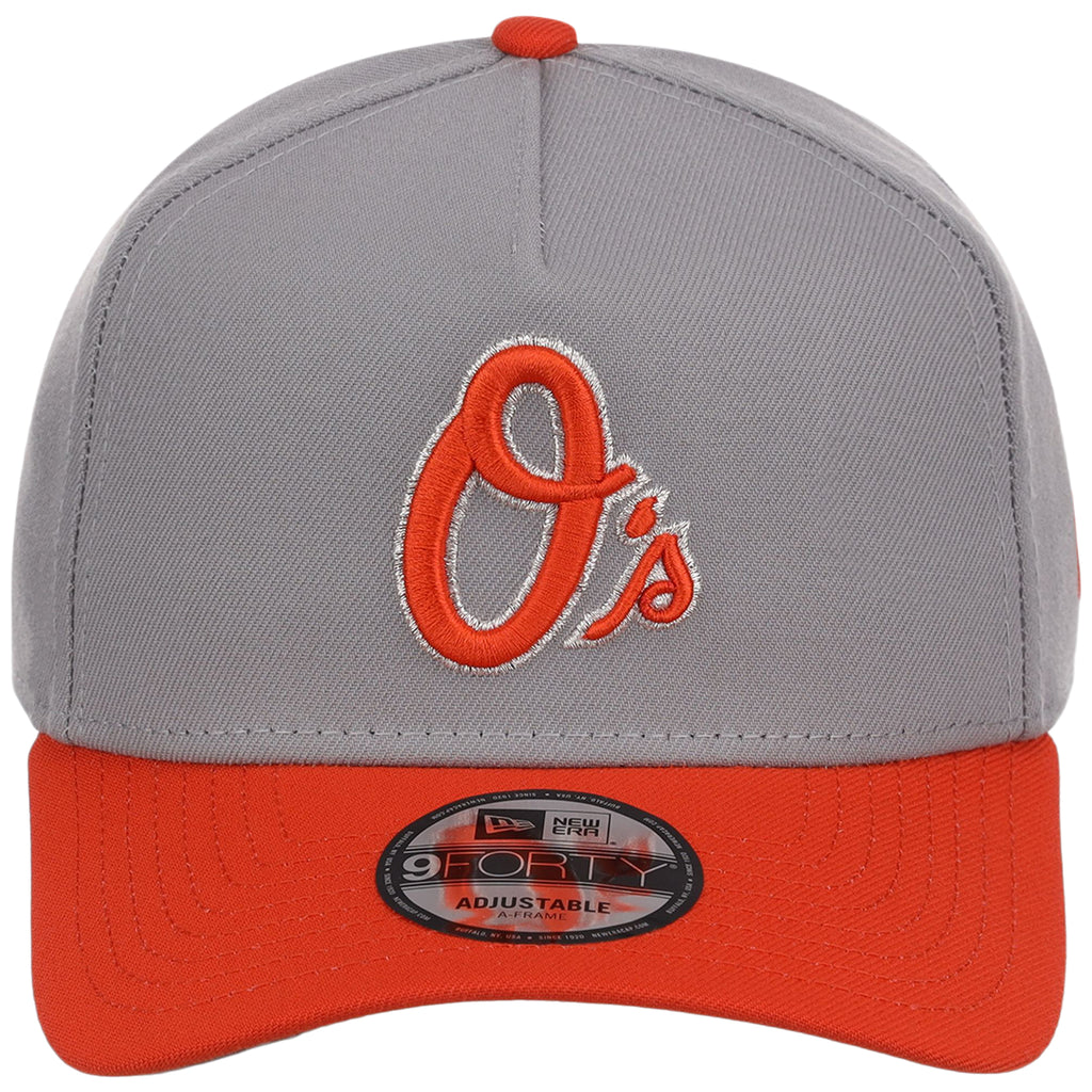 Baltimore Orioles MLB Gray OTC FASHION CORE New Era 9FORTY A-Frame