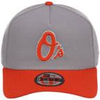 Baltimore Orioles MLB Gray OTC FASHION CORE New Era 9FORTY A-Frame