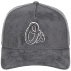 Baltimore Orioles MLB Gray x Suede FASHION CORE New Era 9FORTY A-Frame