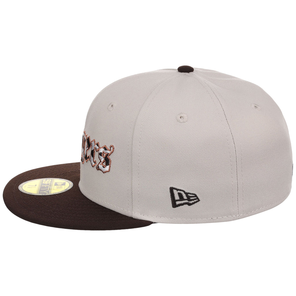 Los Angeles Dodgers Cow Script (Stone/Dark Brown) Lids HD LA Pack