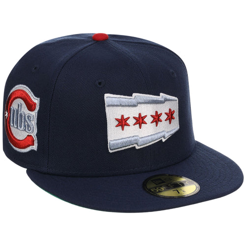 Chicago Cubs Northside Chicago Crown the City New Era 59FIFTY (Navy/Navy)