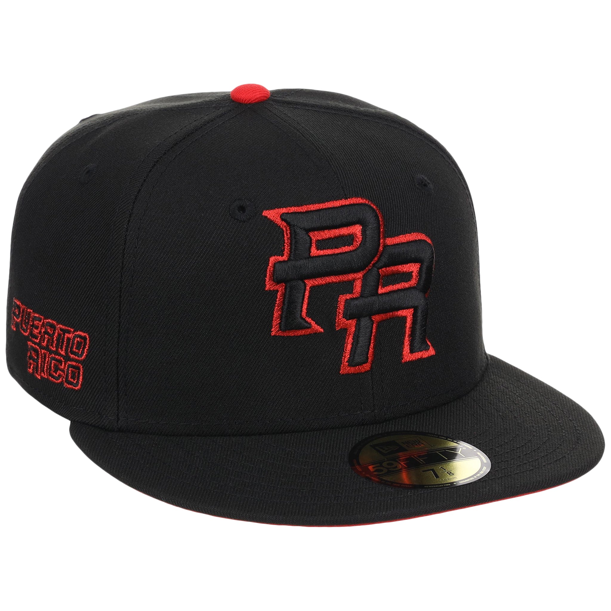 Puerto Rico Crown the Country New Era 59FIFTY (Black/Black)