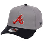 Atlanta Braves MLB Gray OTC FASHION CORE New Era 9FORTY A-Frame