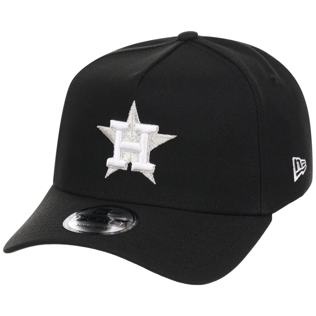 Houston Astros MLB Black x White FASHION CORE New Era 9FORTY A-Frame