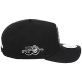 Texas Rangers MLB Flipmode 2.0 Liquid Titanium New Era 9FORTY A-Frame (Black/Black/Gray)