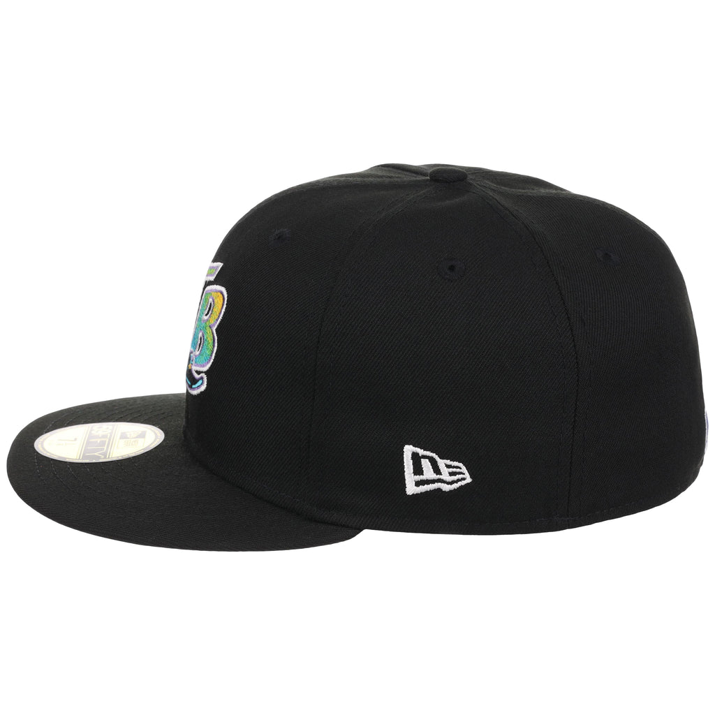 Tampa Bay Rays MLB Cooperstown Authentic Collection New Era 59FIFTY (Black/Black)