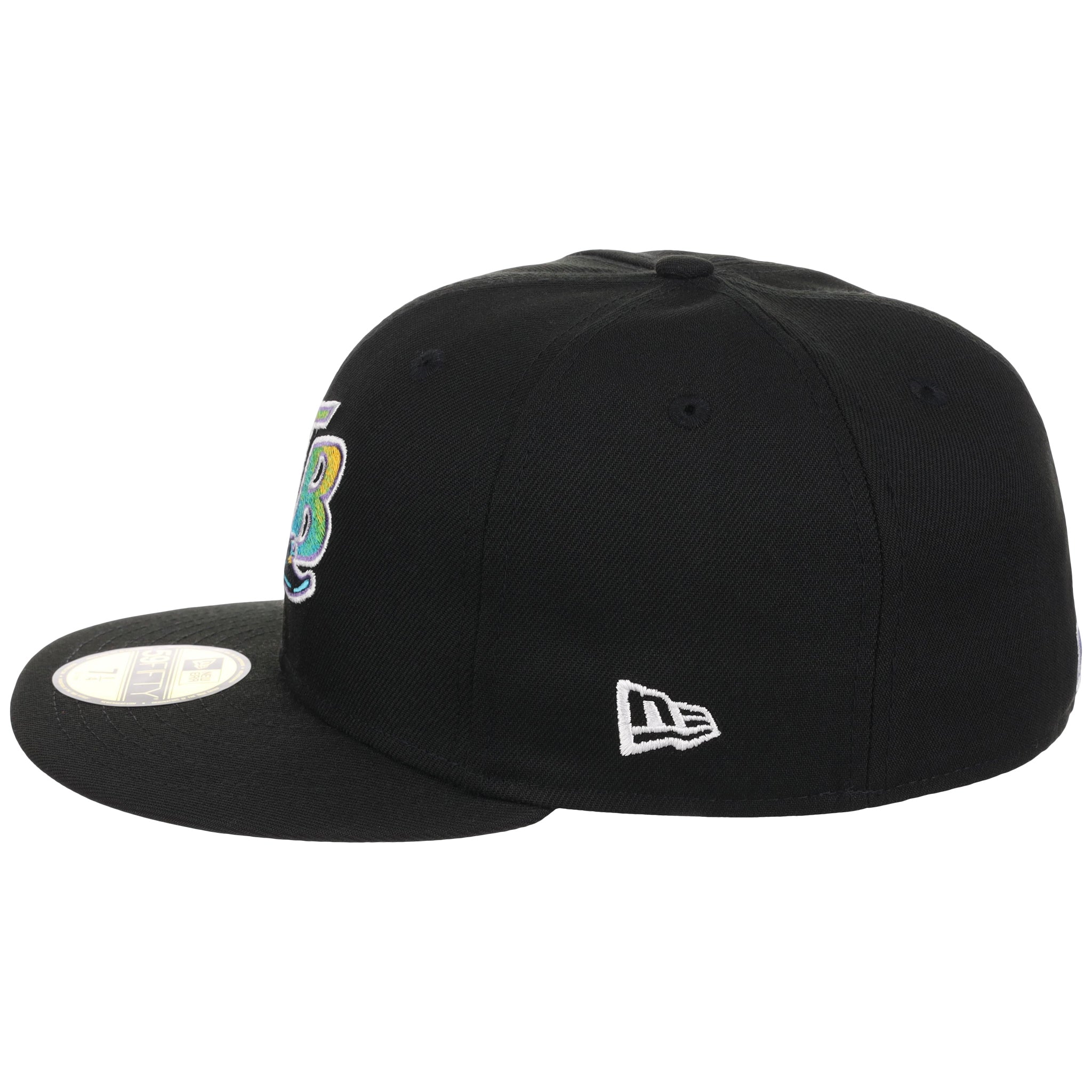 Tampa Bay Rays MLB Cooperstown Authentic Collection New Era 59FIFTY (Black/Black)