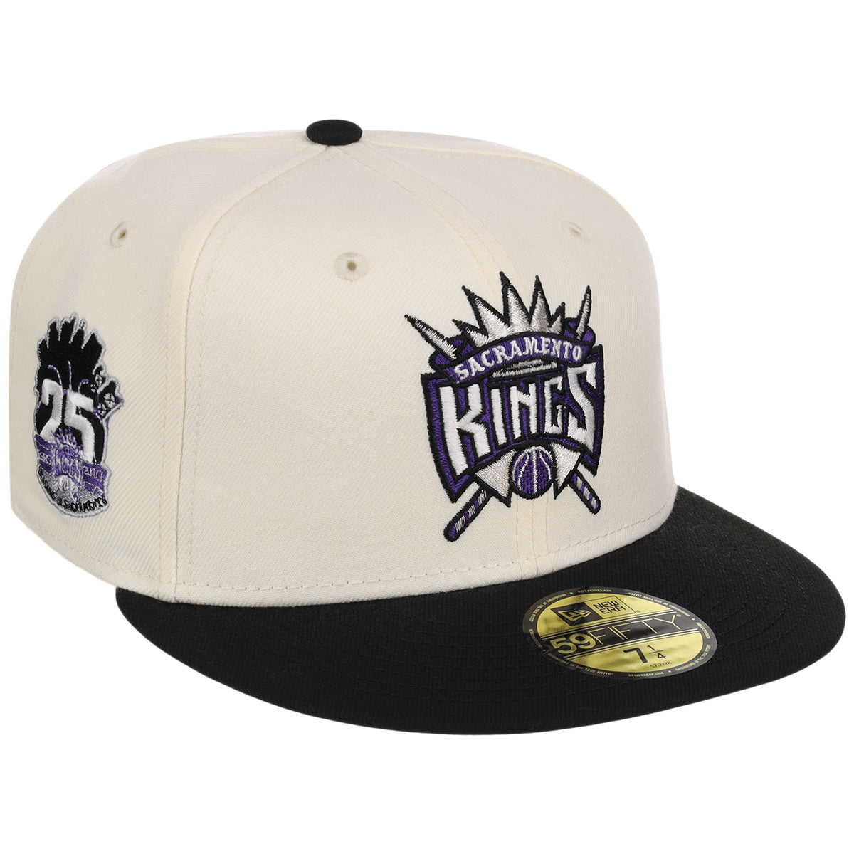 Sacramento Kings NBA Chrome OTC New Era 59FIFTY (Chrome/Black)