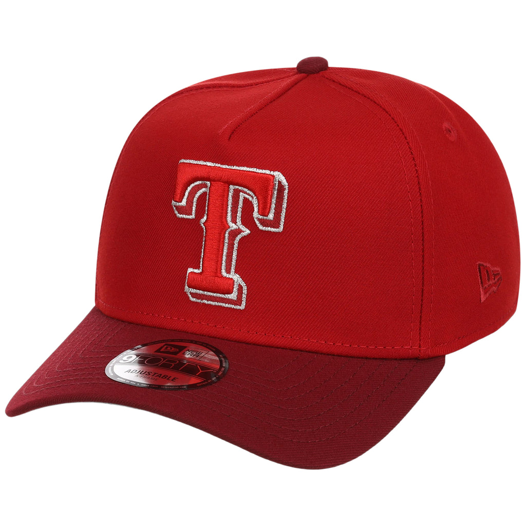 Texas Rangers MLB Red x Cardinal FASHION CORE New Era 9FORTY A-Frame