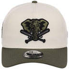 Oakland Athletics MLB Chrome Olive New Era 9FORTY