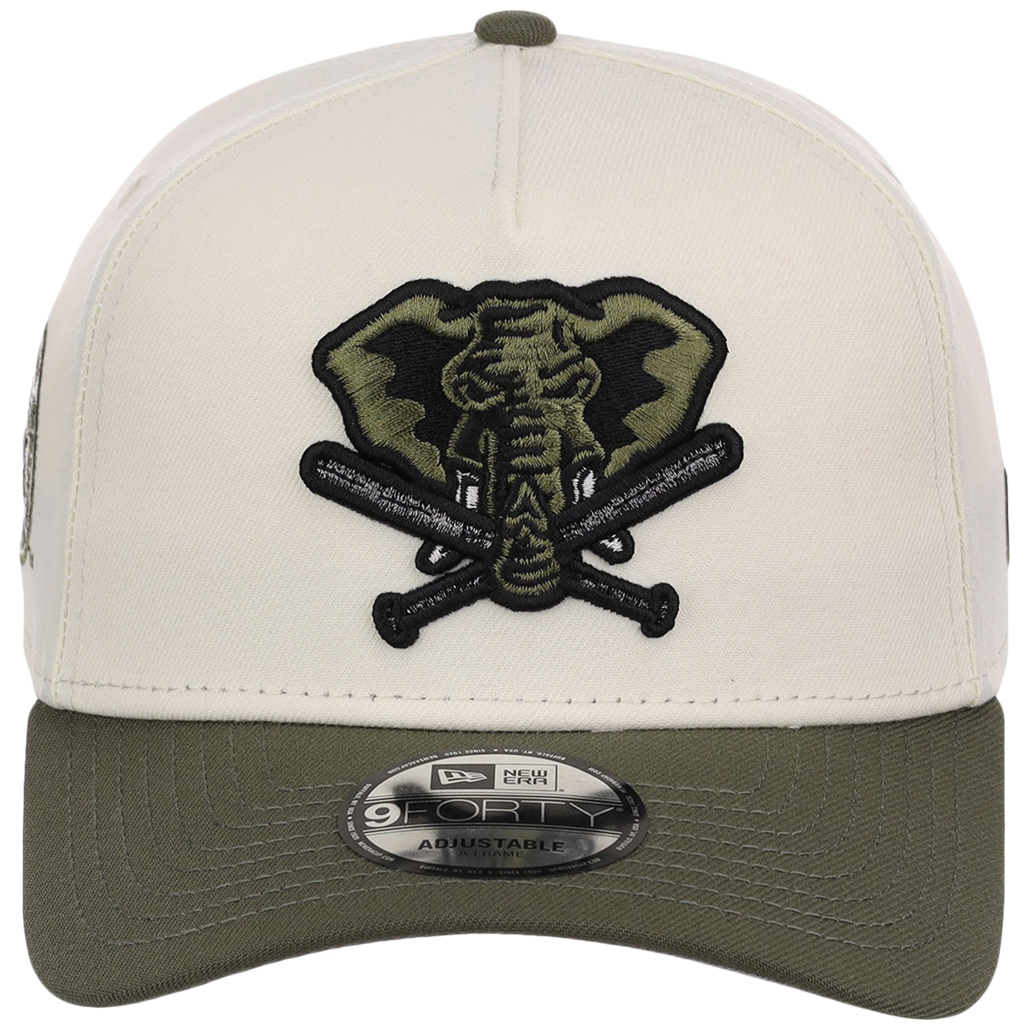 Oakland Athletics MLB Chrome Olive New Era 9FORTY