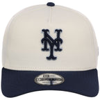 New York Mets MLB Chrome x Navy FASHION CORE New Era 9FORTY A-Frame