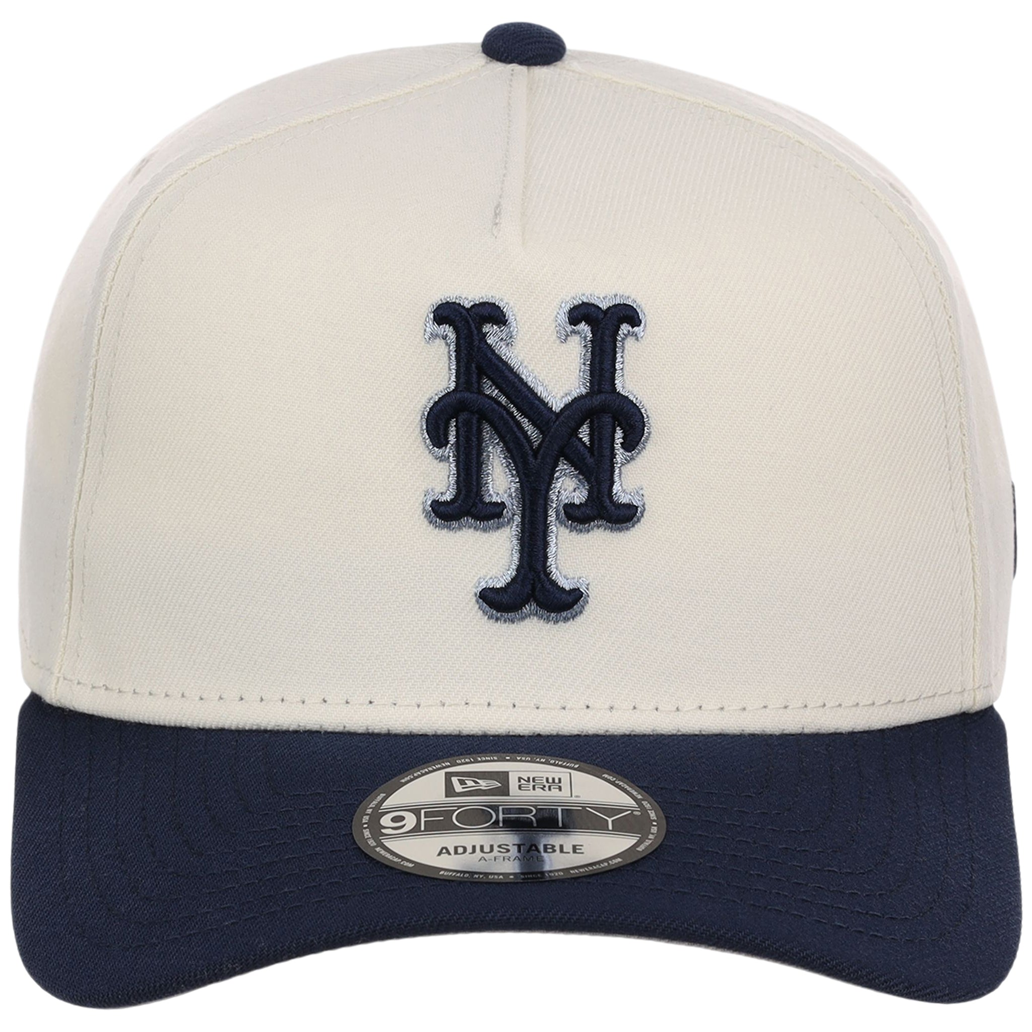 New York Mets MLB Chrome x Navy FASHION CORE New Era 9FORTY A-Frame