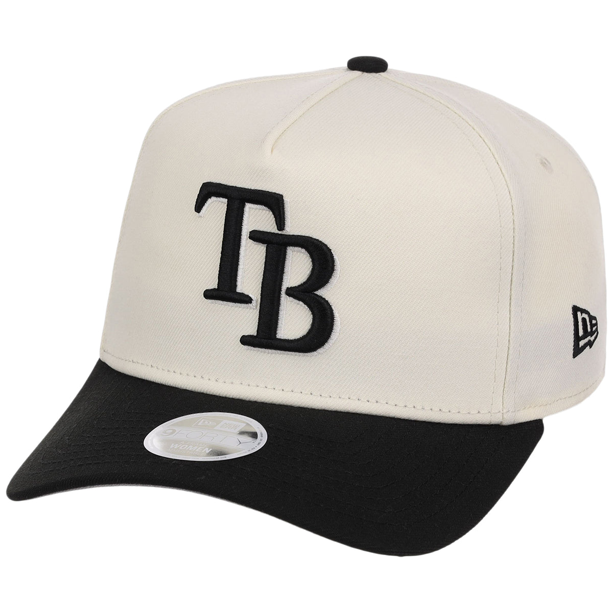 Tampa Bay Rays Women's New Era 9FORTY Chrome x Black A-Frame