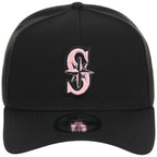 Seattle Mariners MLB Black x Pink FASHION CORE New Era 9FORTY A-Frame