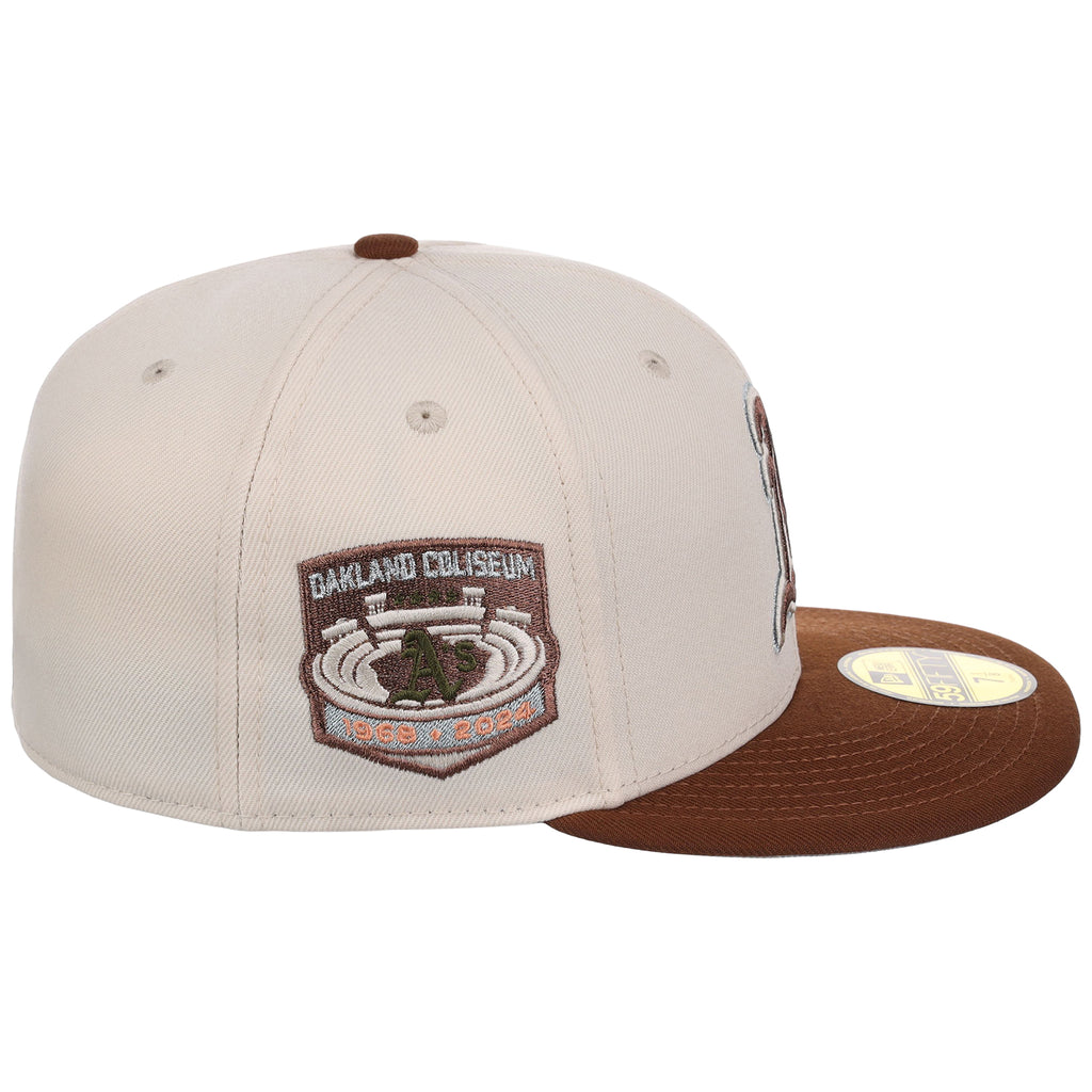 Oakland Athletics MLB Auburn Cream New Era 59FIFTY