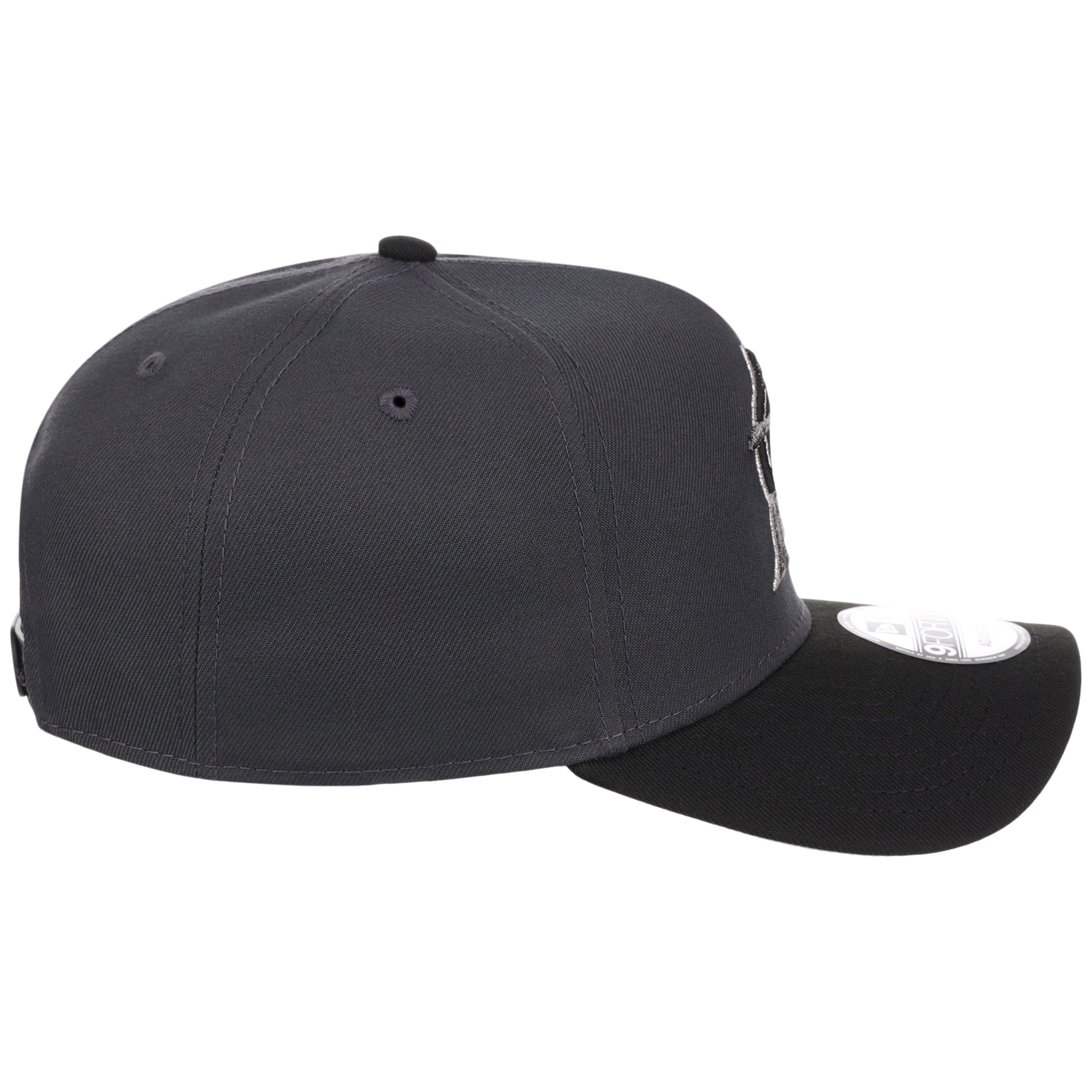 Miami Marlins MLB Graphite x Black FASHION CORE New Era 9FORTY A-Frame