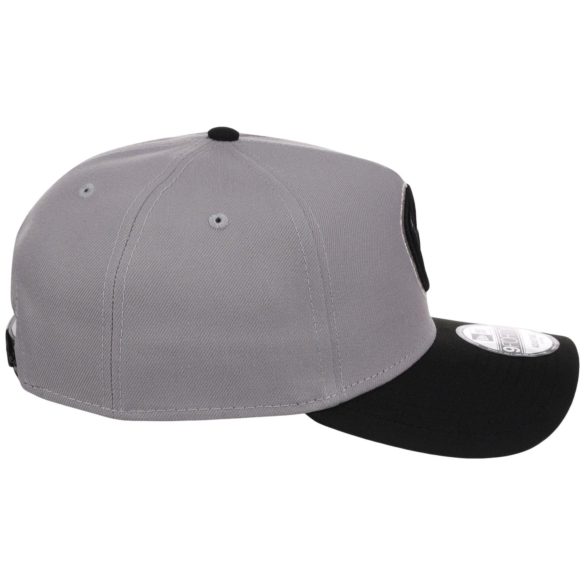 Milwaukee Brewers MLB Gray x Black FASHION CORE New Era 9FORTY A-Frame