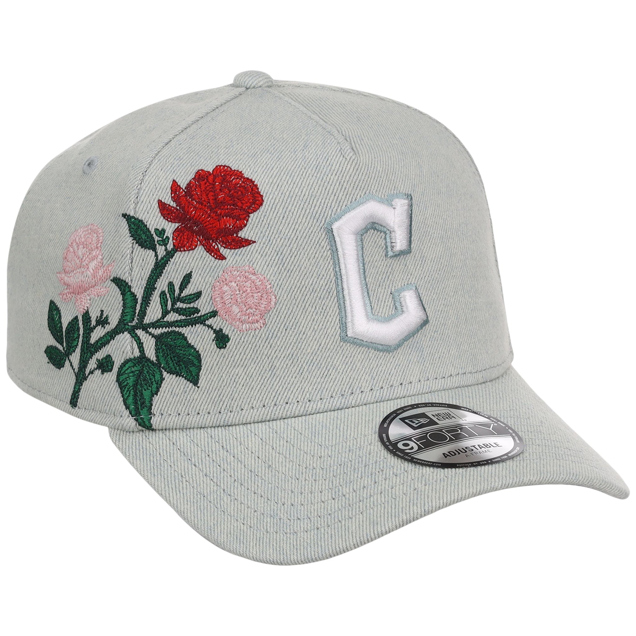 Cleveland Guardians MLB Denim Flower New Era 9FORTY