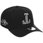 Texas Rangers MLB Flipmode 2.0 Liquid Titanium New Era 9FORTY A-Frame (Black/Black/Gray)