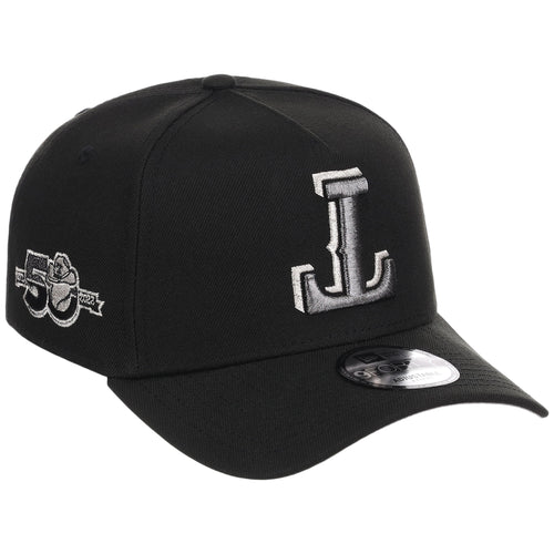 Texas Rangers MLB Flipmode 2.0 Liquid Titanium New Era 9FORTY A-Frame (Black/Black/Gray)